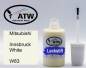 Preview: Mitsubishi, Innsbruck White, W83: 20ml Lackstift, von ATW Autoteile West.